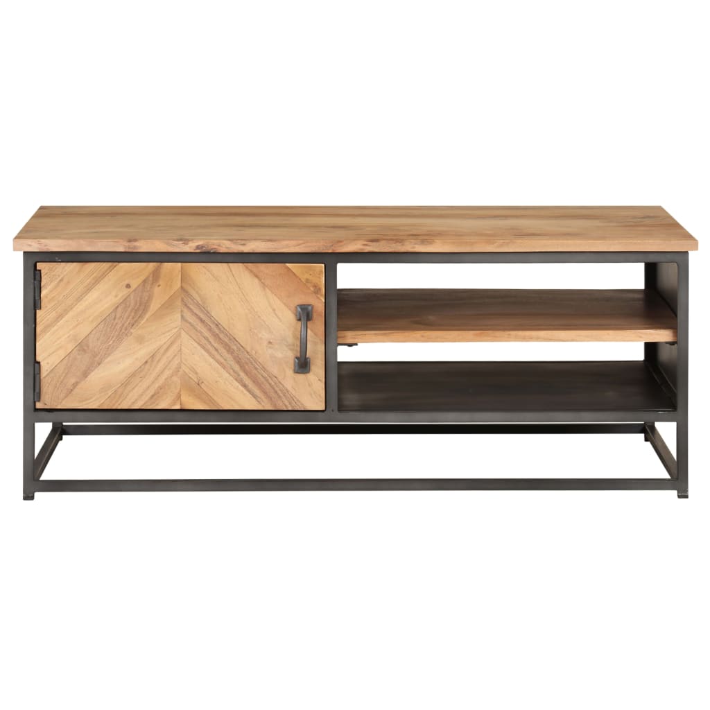 Salontafel 90X50X35 Cm Massief Acaciahout Mozaïek