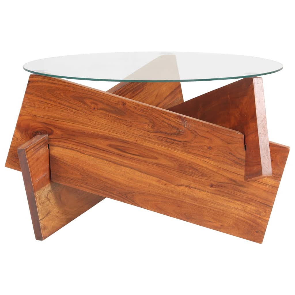 Salontafel 60 Cm Massief Acaciahout