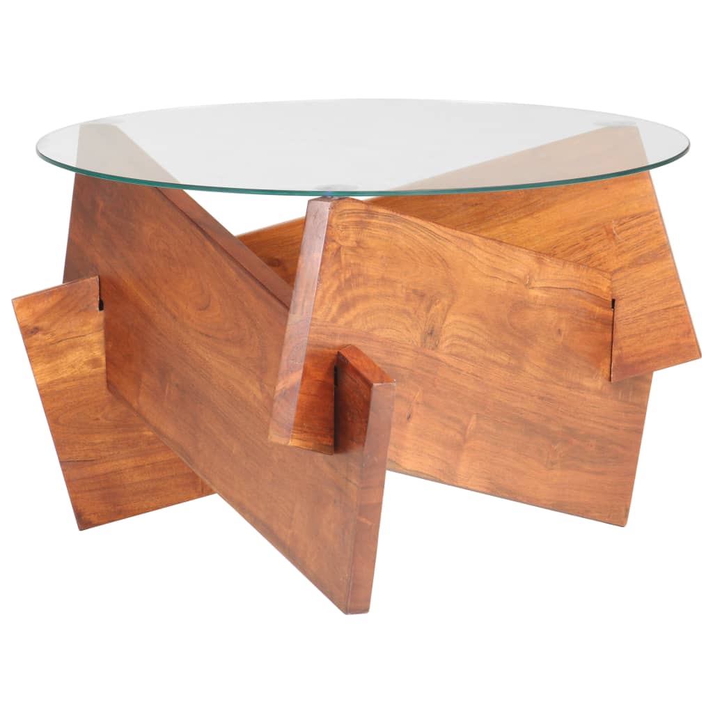 Salontafel 60 Cm Massief Acaciahout