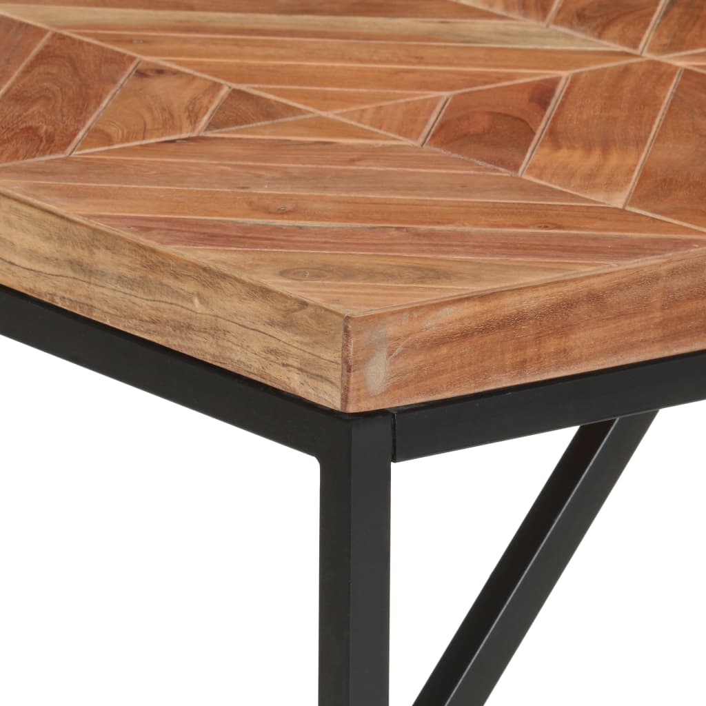 Eettafel Massief Acaciahout En Mangohout