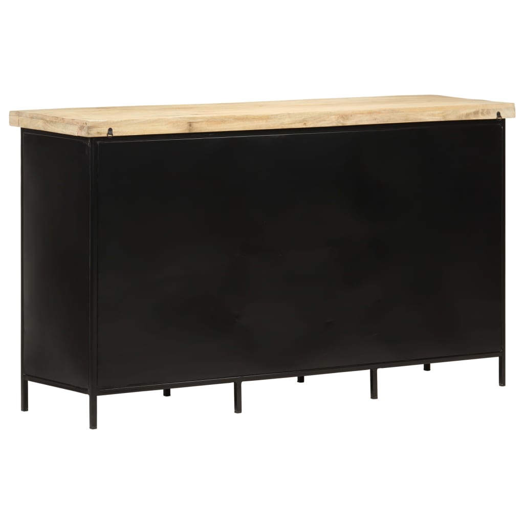 Dressoir 140X38X76 Cm Ruw Mangohout Multikleur