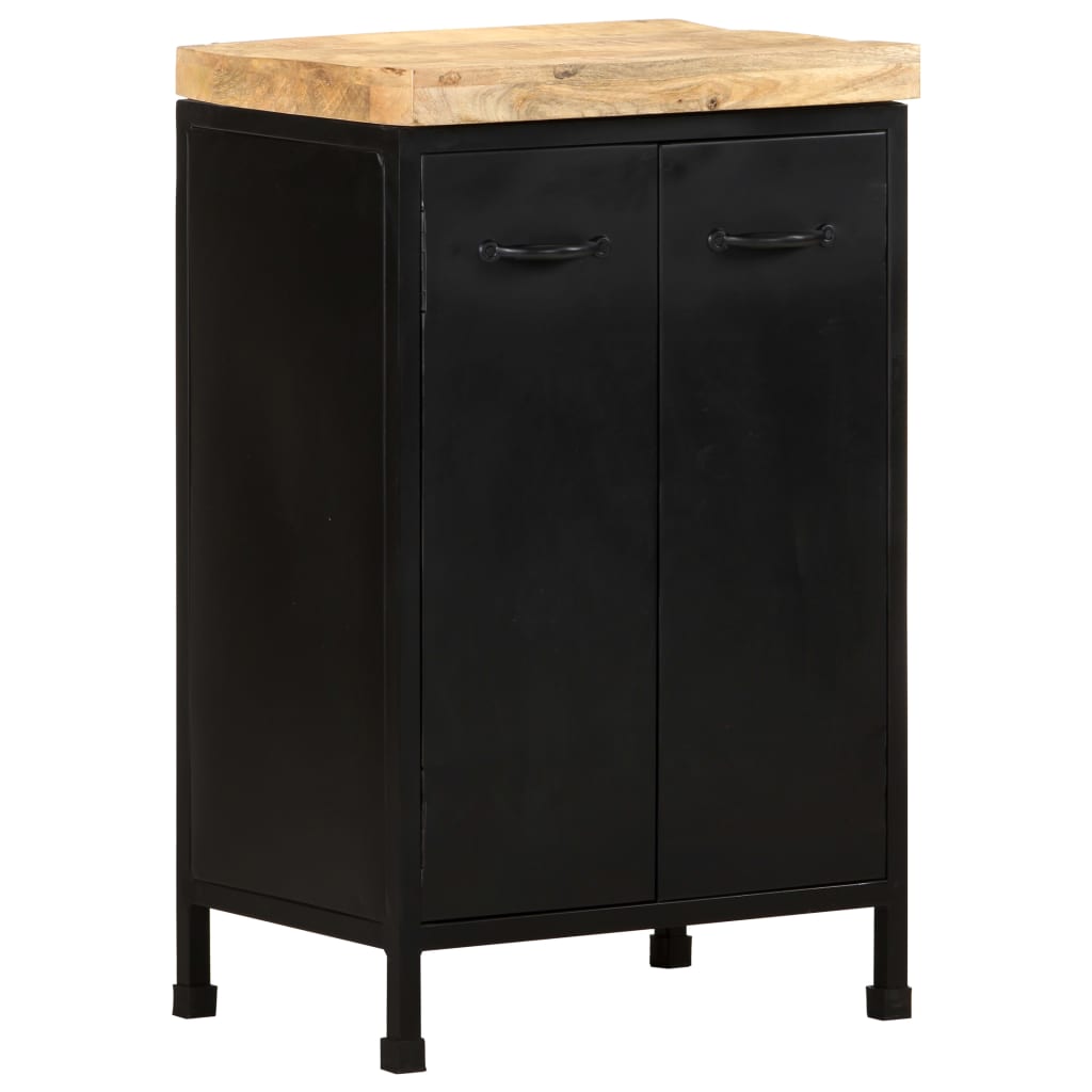 Dressoir 47X35X76 Cm Ruw Mangohout Multikleur