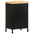 Dressoir 47X35X76 Cm Ruw Mangohout Multikleur