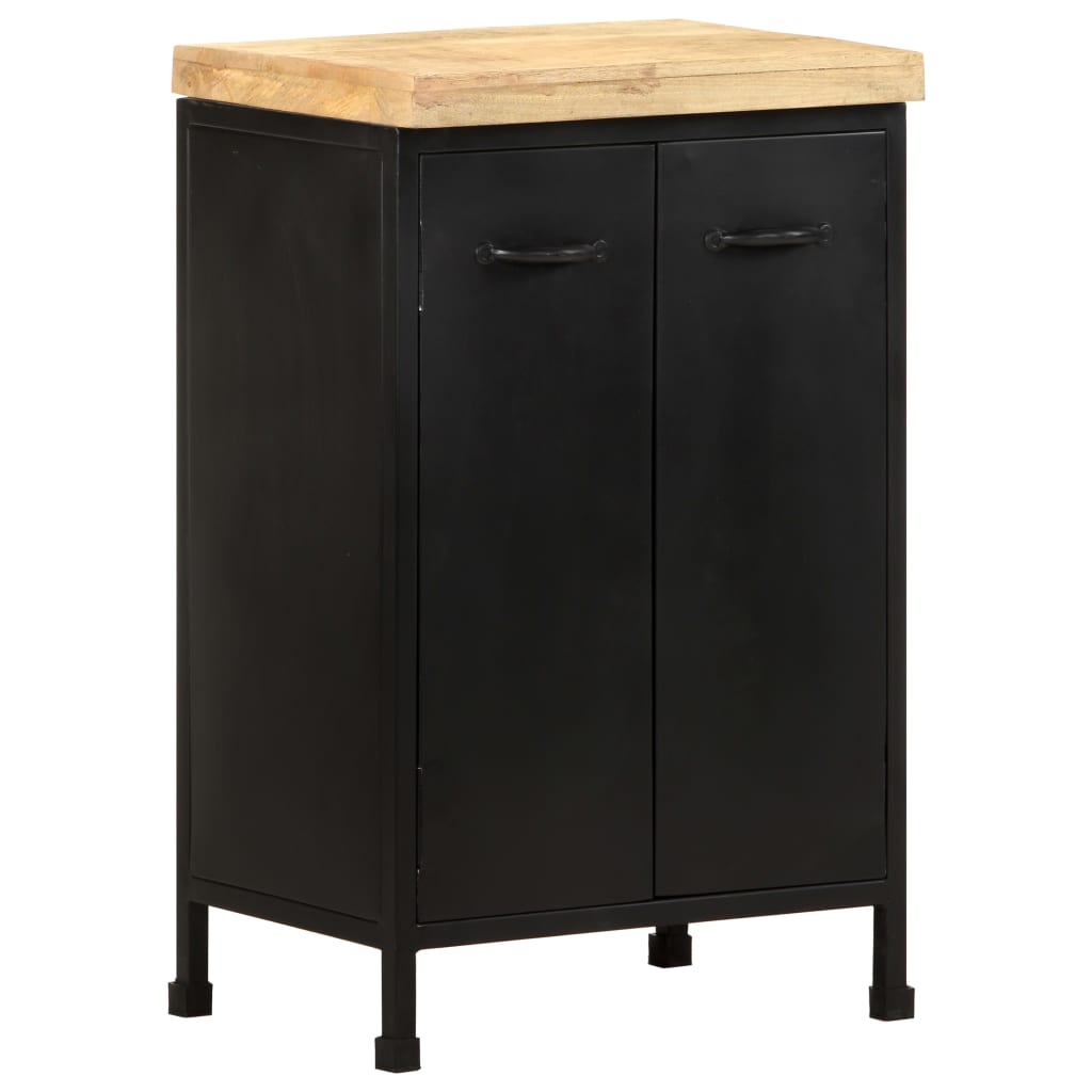 Dressoir 47X35X76 Cm Ruw Mangohout Multikleur