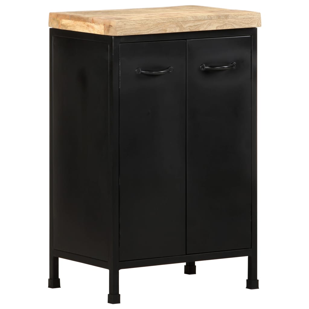 Dressoir 47X35X76 Cm Ruw Mangohout Multikleur