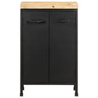 Dressoir 47X35X76 Cm Ruw Mangohout Multikleur