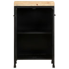 Dressoir 47X35X76 Cm Ruw Mangohout Multikleur