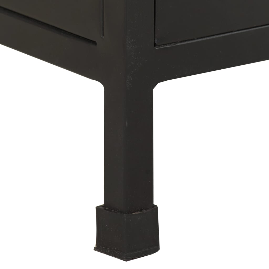 Dressoir 47X35X76 Cm Ruw Mangohout Multikleur
