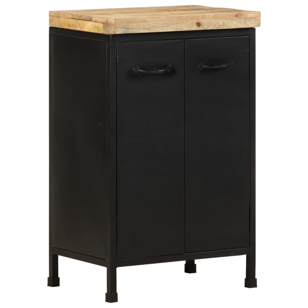 Dressoir 47X35X76 Cm Ruw Mangohout Multikleur