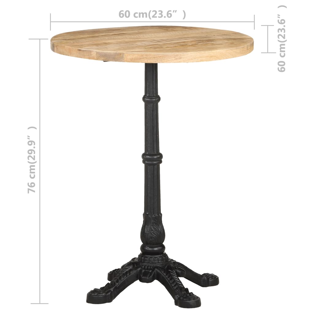 Bistrotafel Ø 60X76 Cm