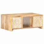 Salontafel 90X50X35 Cm Massief Mangohout