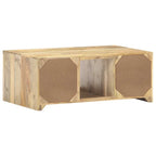 Salontafel 90X50X35 Cm Massief Mangohout
