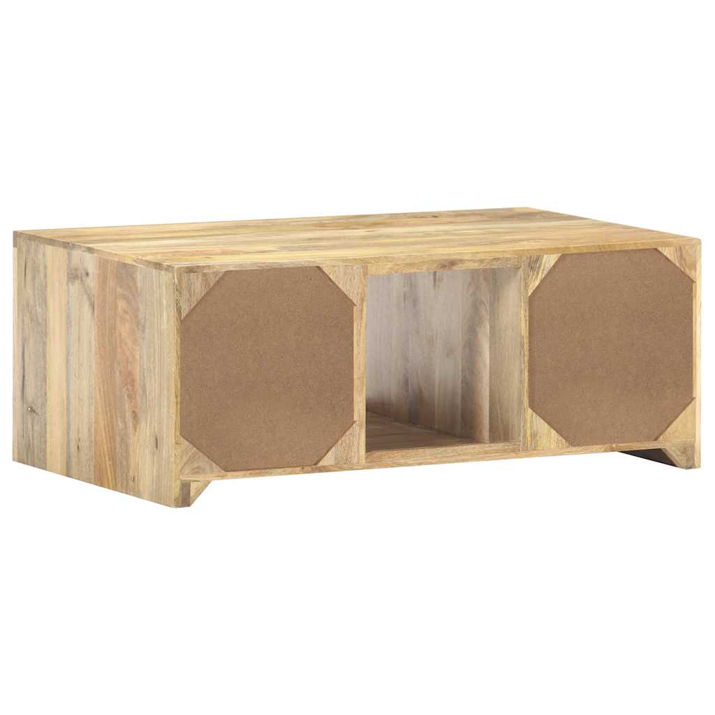 Salontafel 90X50X35 Cm Massief Mangohout