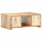 Salontafel 90X50X35 Cm Massief Mangohout