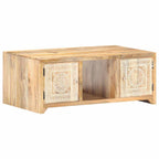 Salontafel 90X50X35 Cm Massief Mangohout