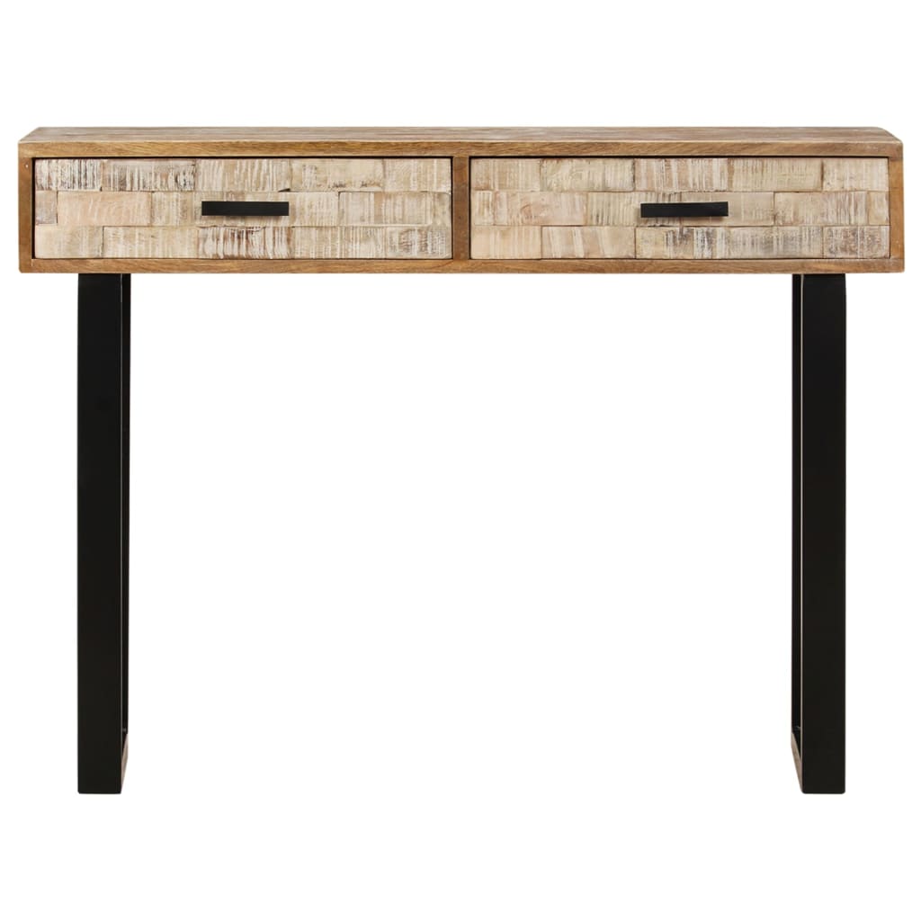 Wandtafel 100X30X75 Cm Massief Mangohout