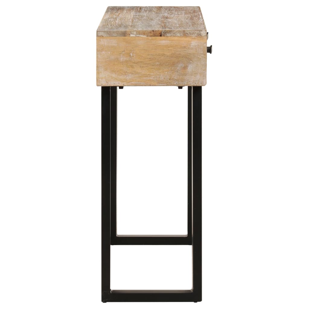 Wandtafel 100X30X75 Cm Massief Mangohout