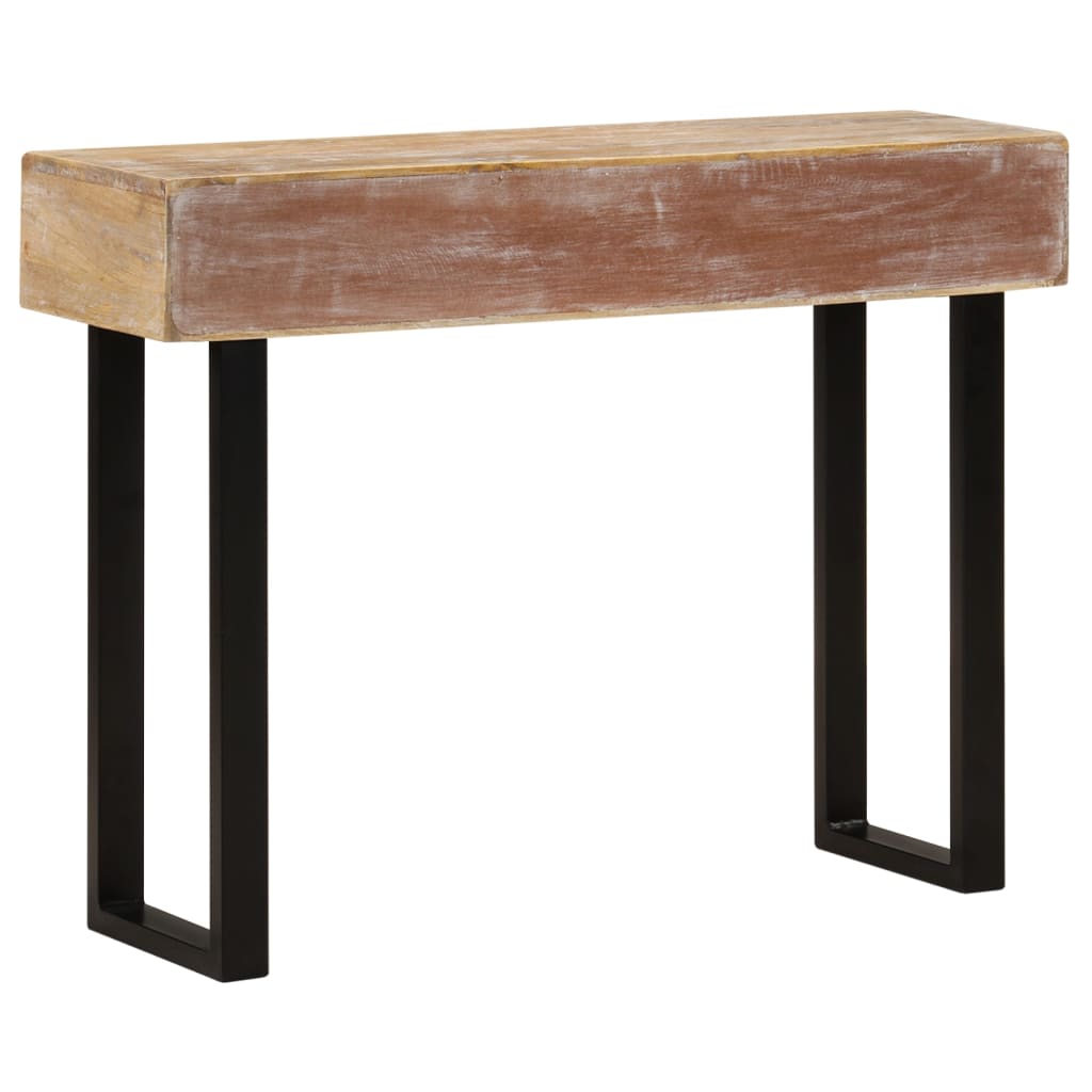 Wandtafel 100X30X75 Cm Massief Mangohout