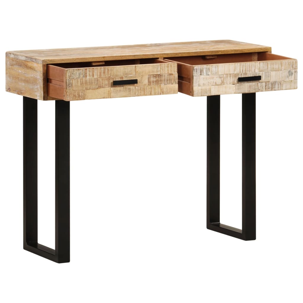 Wandtafel 100X30X75 Cm Massief Mangohout