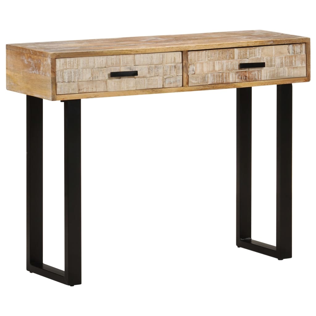 Wandtafel 100X30X75 Cm Massief Mangohout