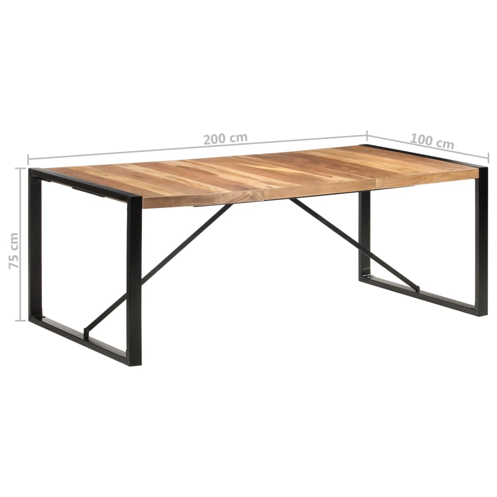 Eettafel Massief Hout