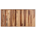 Eettafel Massief Hout Met Honingkleurige Afwerking