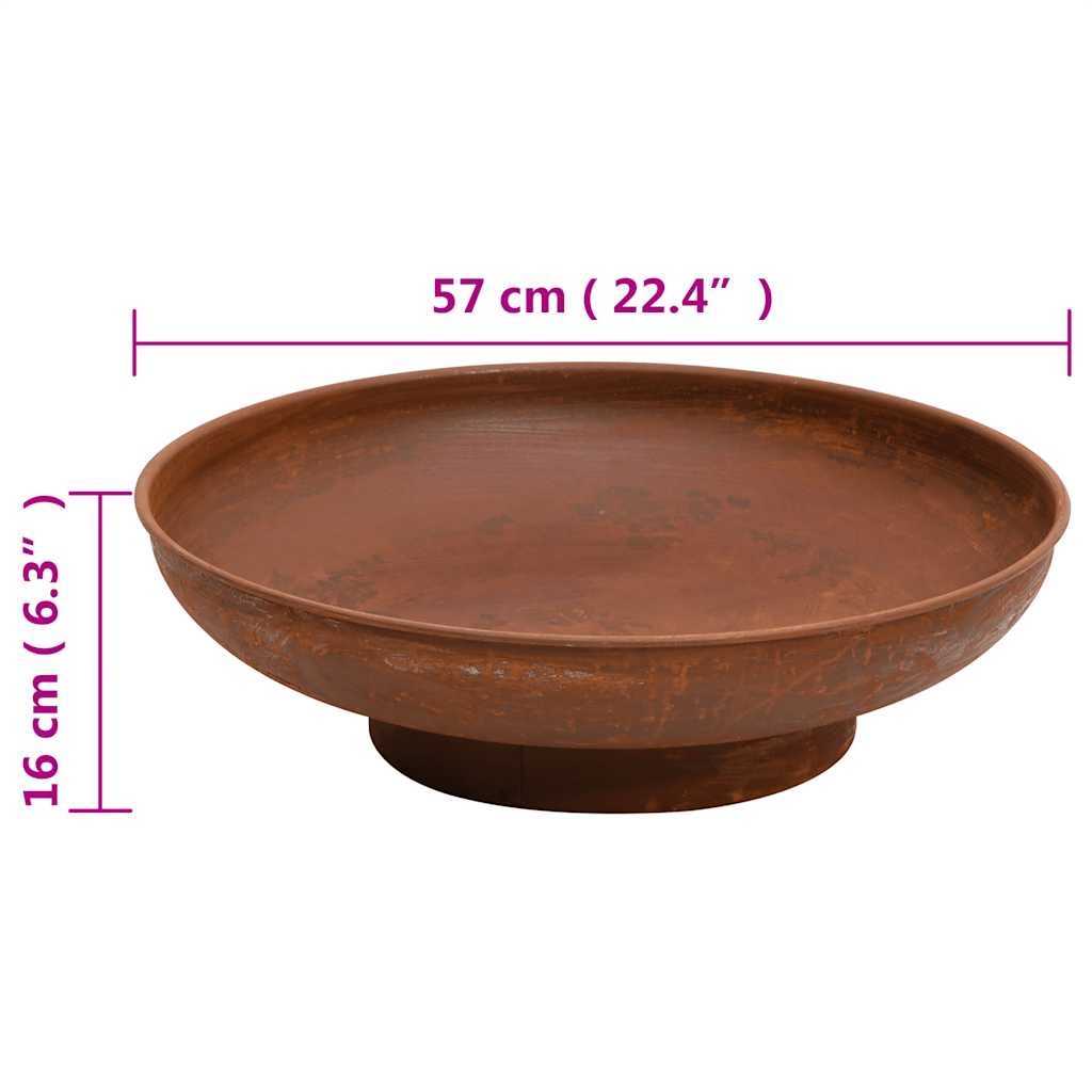 Vuurplaats 57 Cm Staal