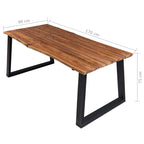Eettafel 170X90X75 Cm Massief Acaciahout