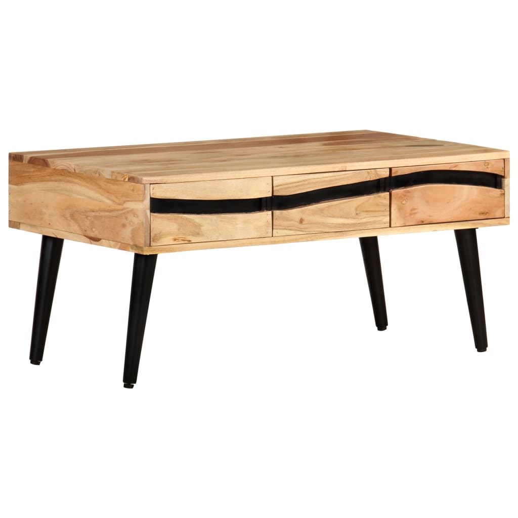 Salontafel 88X50X42 Cm Massief Acaciahout