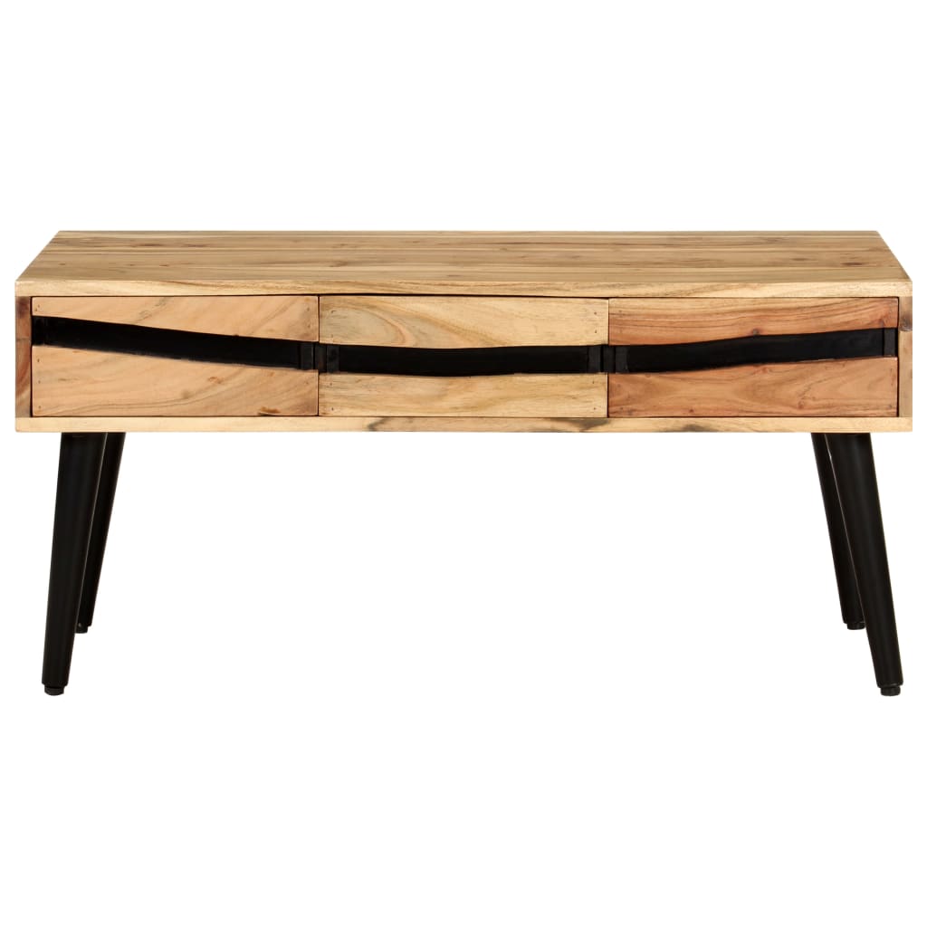 Salontafel 88X50X42 Cm Massief Acaciahout
