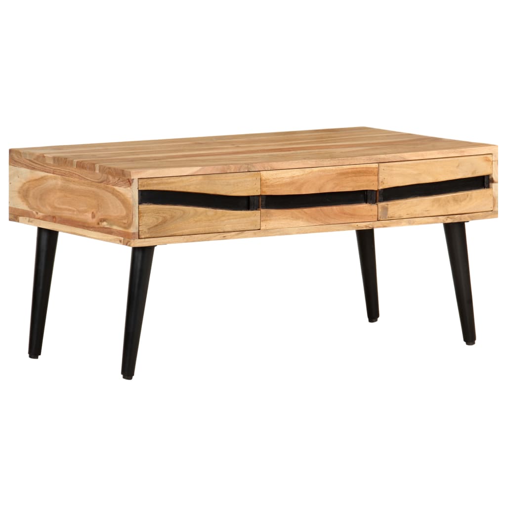 Salontafel 88X50X42 Cm Massief Acaciahout