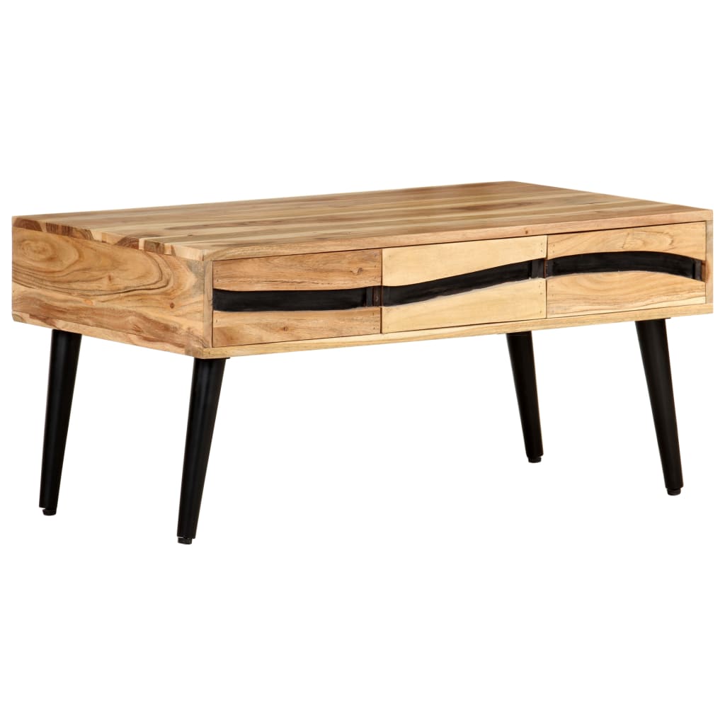 Salontafel 88X50X42 Cm Massief Acaciahout