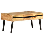 Salontafel 88X50X42 Cm Massief Acaciahout