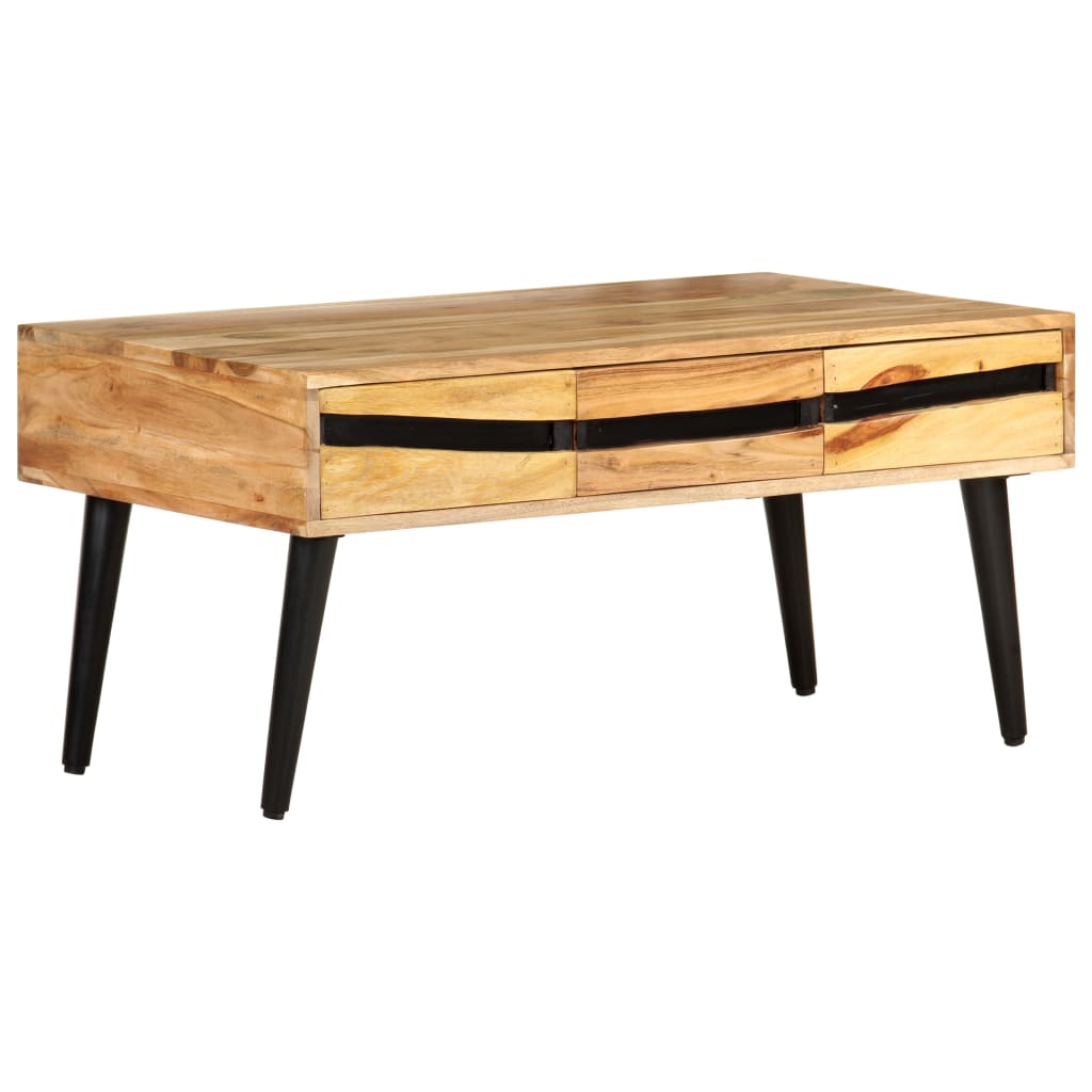 Salontafel 88X50X42 Cm Massief Acaciahout