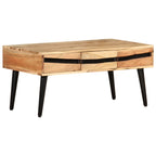 Salontafel 88X50X42 Cm Massief Acaciahout
