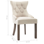 Eetkamerstoelen Stof
