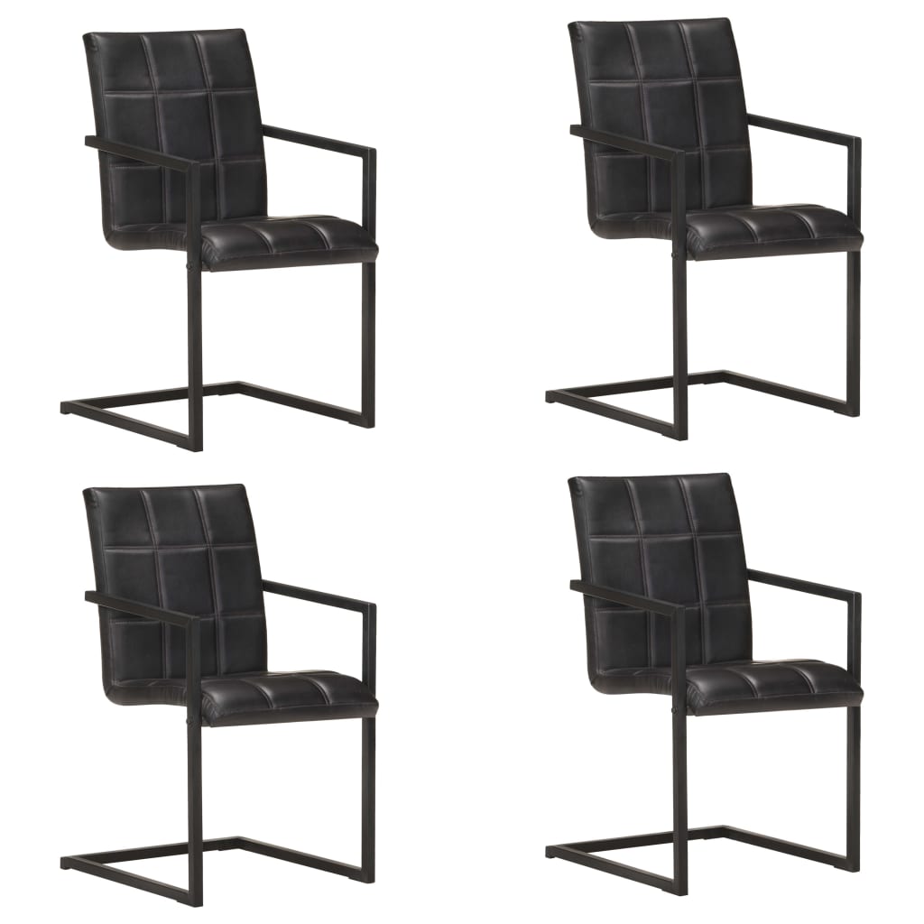 Eetkamerstoelen Echt Leer Bruin