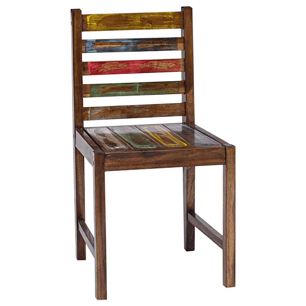 Eetkamerstoelen Massief Gerecycled Hout