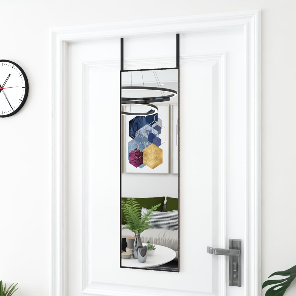 Deurspiegel Glas En Aluminium Kleurig