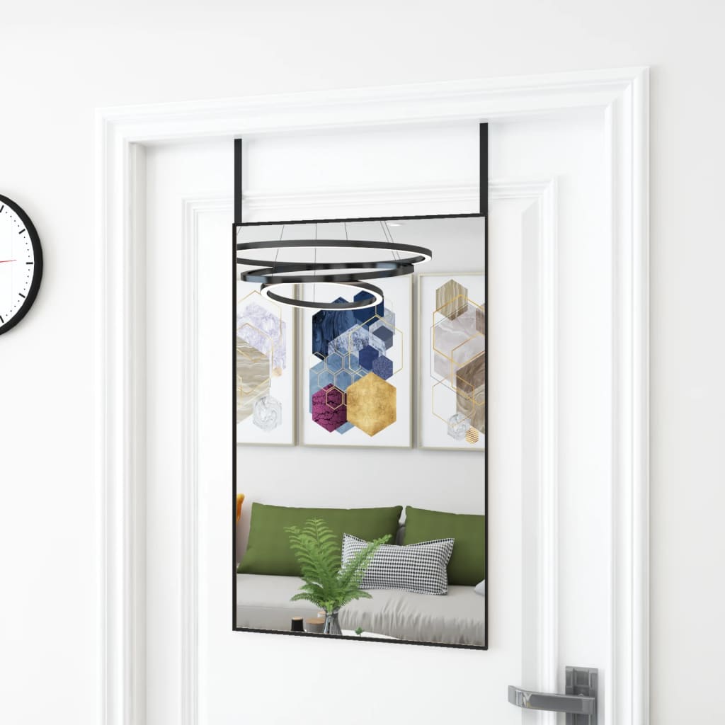 Deurspiegel Glas En Aluminium Kleurig