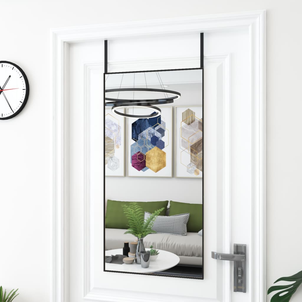 Deurspiegel Glas En Aluminium Kleurig