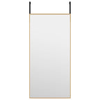 Deurspiegel Glas En Aluminium Kleurig