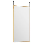 Deurspiegel Glas En Aluminium Kleurig