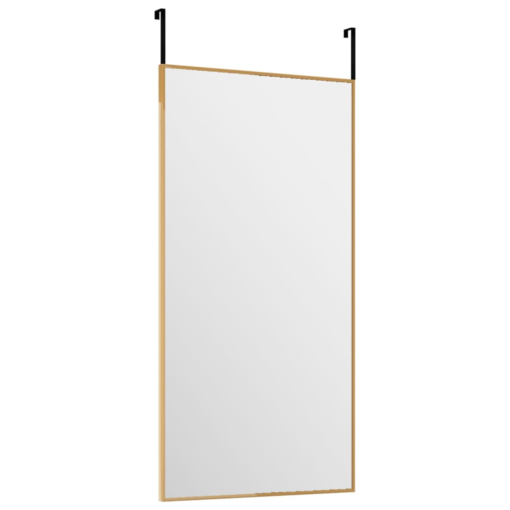 Deurspiegel Glas En Aluminium Kleurig