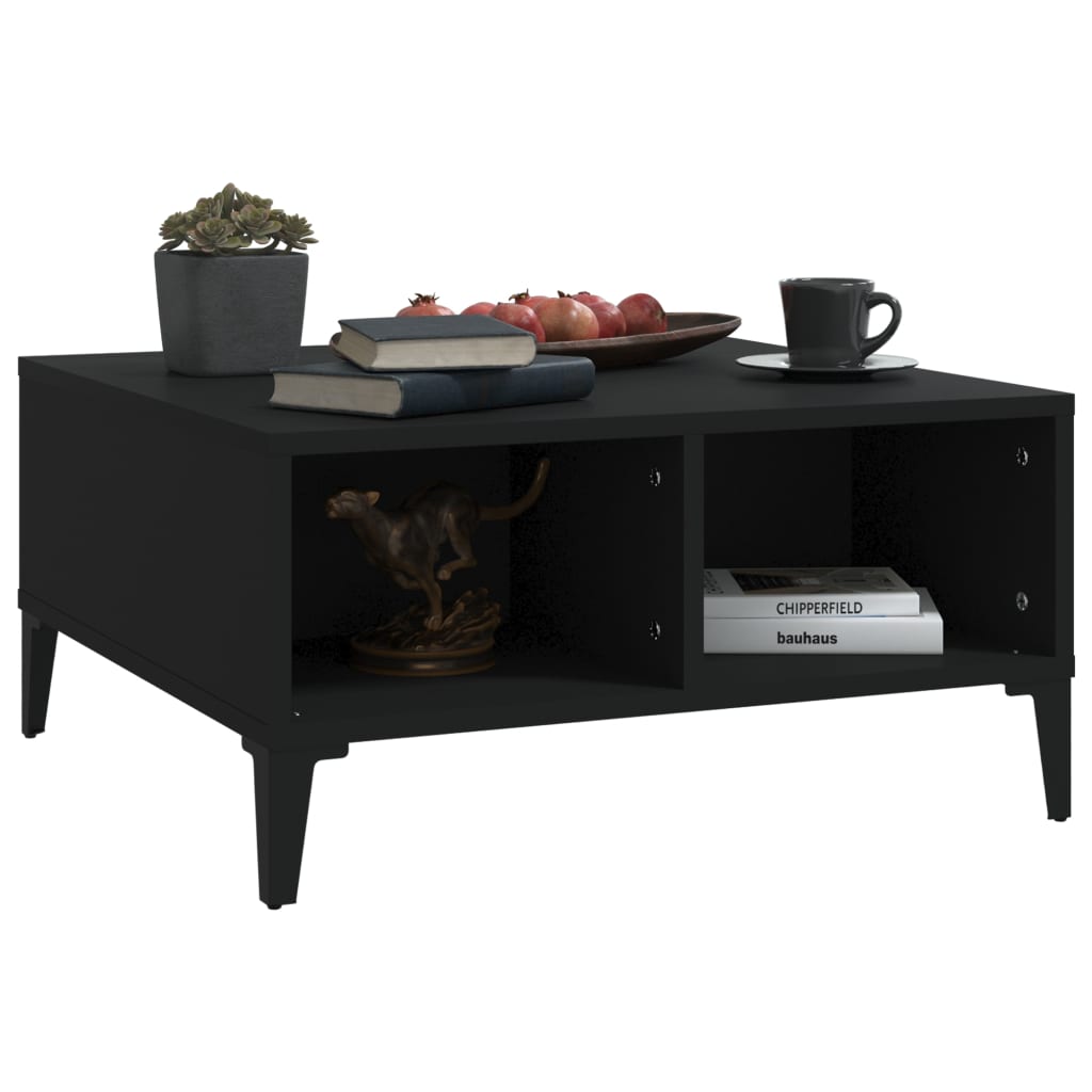 Salontafel 60X60X30 Cm Bewerkt Hout