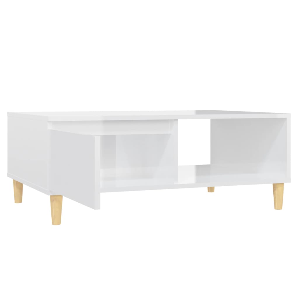 Salontafel 90X60X35 Cm Bewerkt Hout