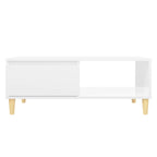 Salontafel 90X60X35 Cm Bewerkt Hout