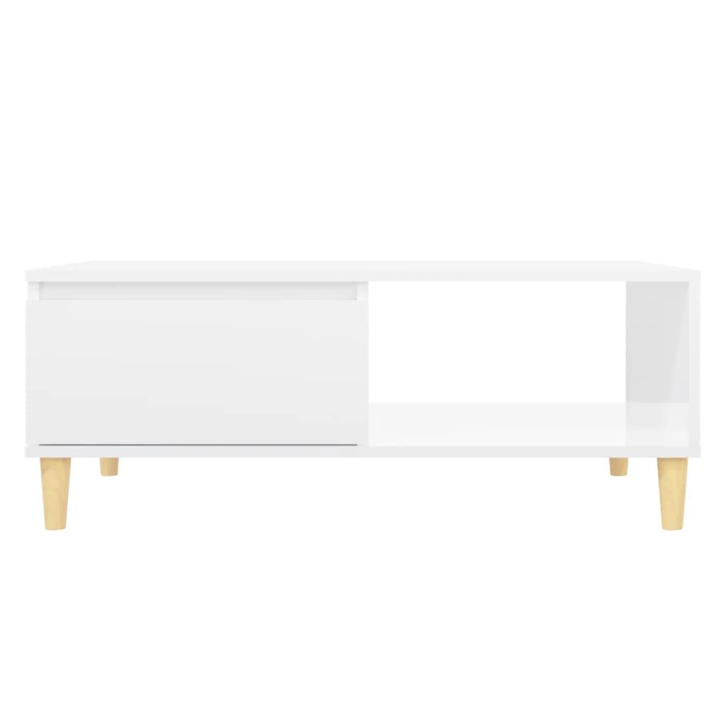 Salontafel 90X60X35 Cm Bewerkt Hout