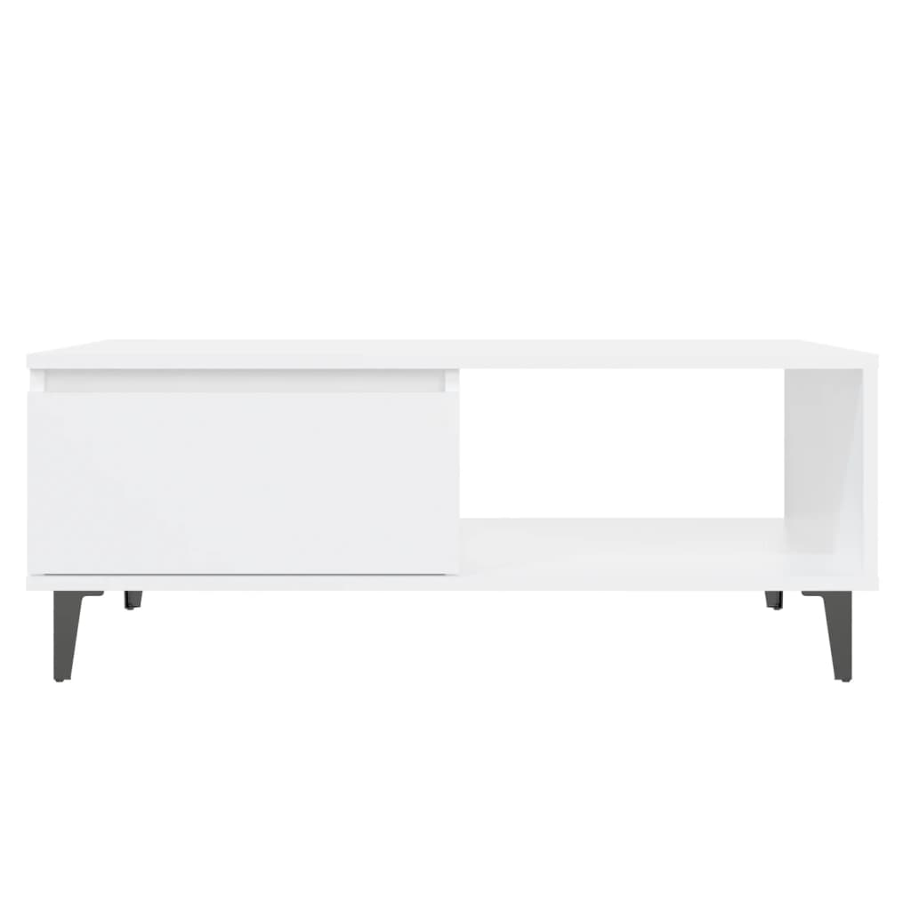 Salontafel 90X60X35 Cm Bewerkt Hout