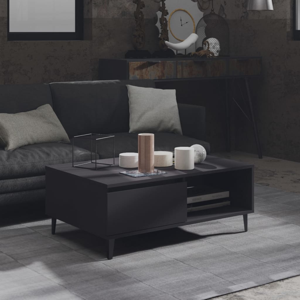 Salontafel 90X60X35 Cm Bewerkt Hout